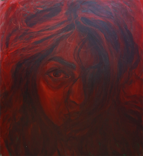 Portret, 120x140cm, ulje na platnu
